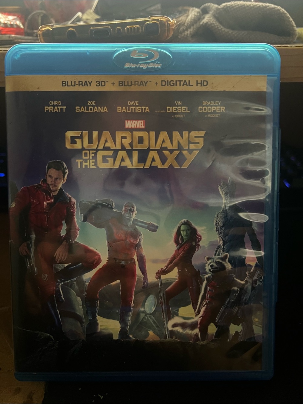 Marvel Guardians of the Galaxy Blu-ray in Blue Case